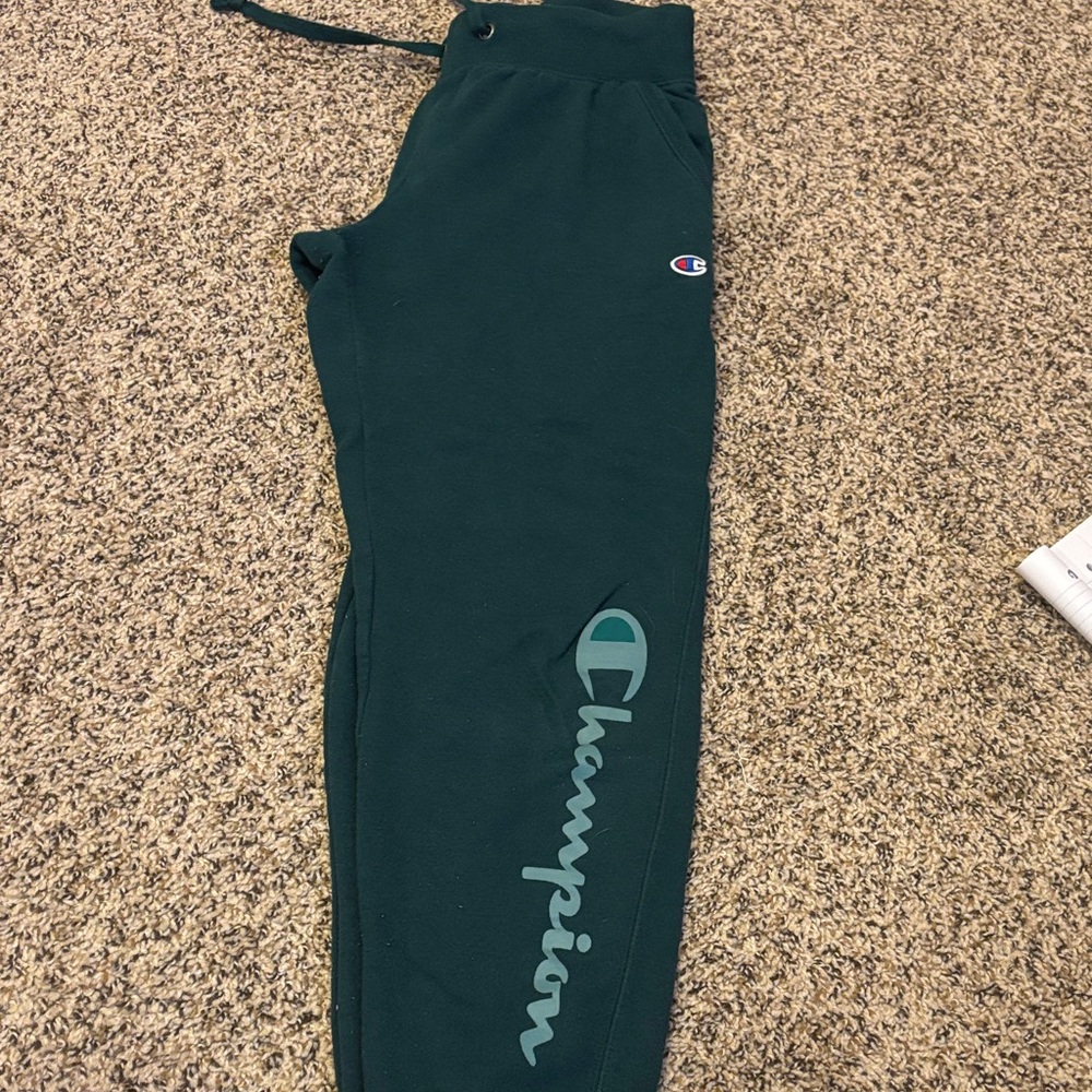 Champion Small Adult emerald green Joggers